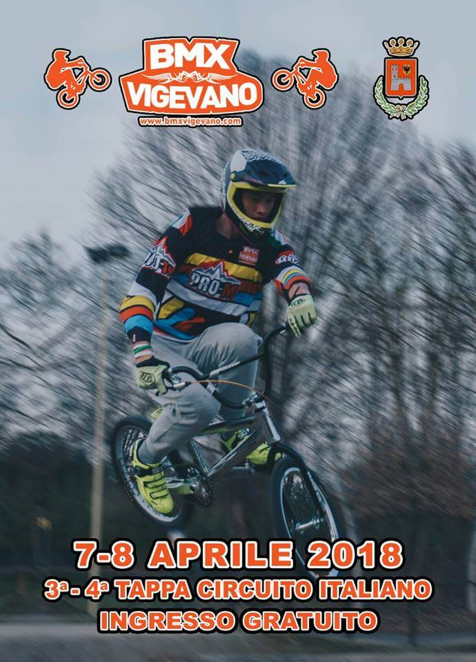 3° e 4° Prova Circuito Italiano – Vigevano 7-8 Aprile 2018 - Locandina