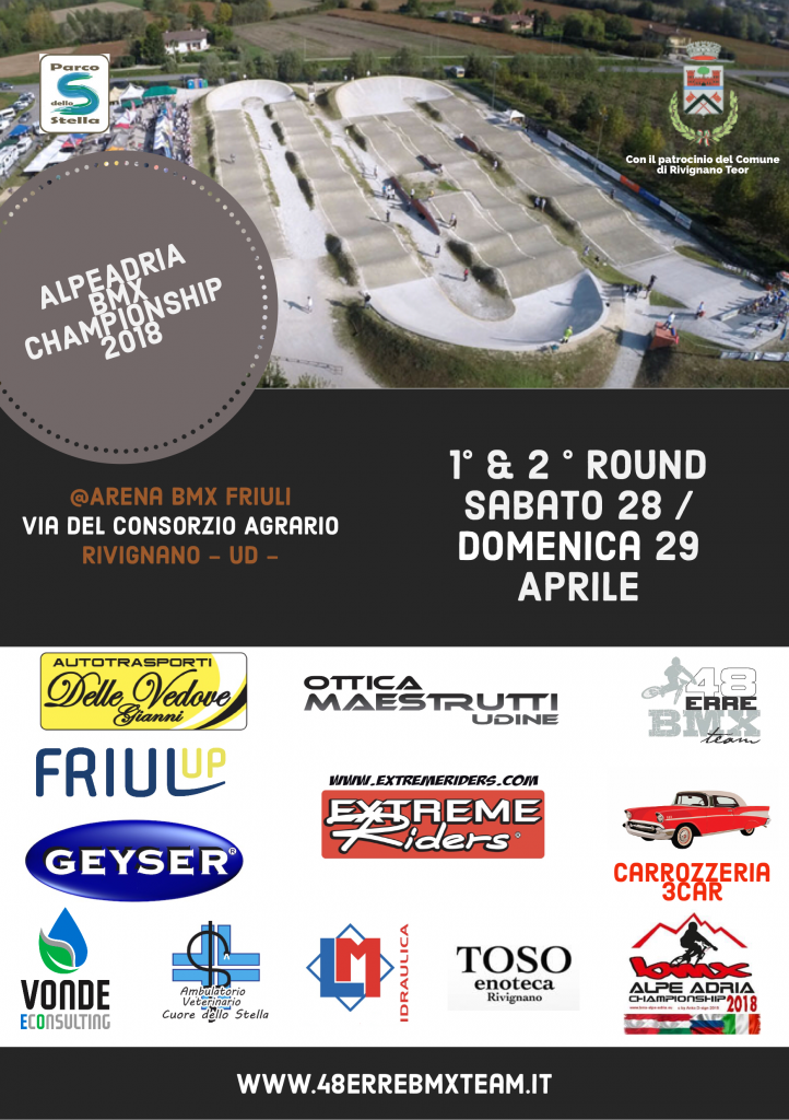 1° & 2° Round Alpeadria BMX Championship 2018 | Rivignano 28 - 29 Aprile
