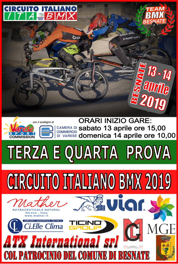 3° e 4° Prova Circuito Italiano – Besnate 13-14 Aprile 2019