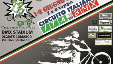Anteprima 7′ e 8′ tappa circuito italiano bmx – Olgiate Comasco – 1 e 2 Giugno 2019