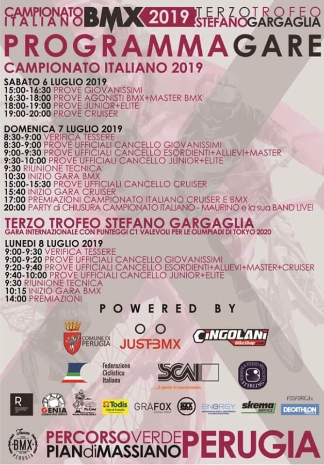 Campionato italiano assoluto bmx 2019 Perugia